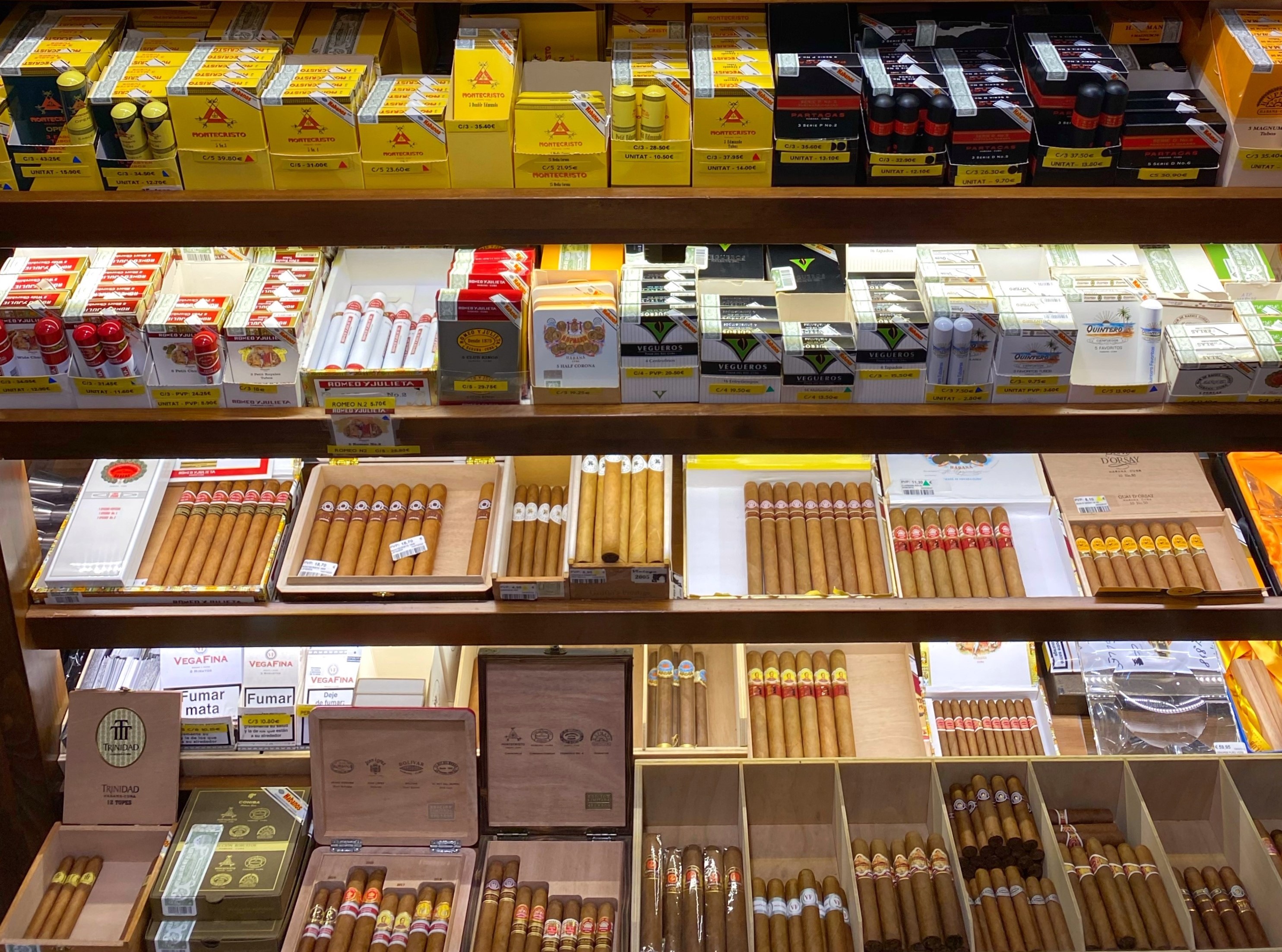 The best selection of cigars